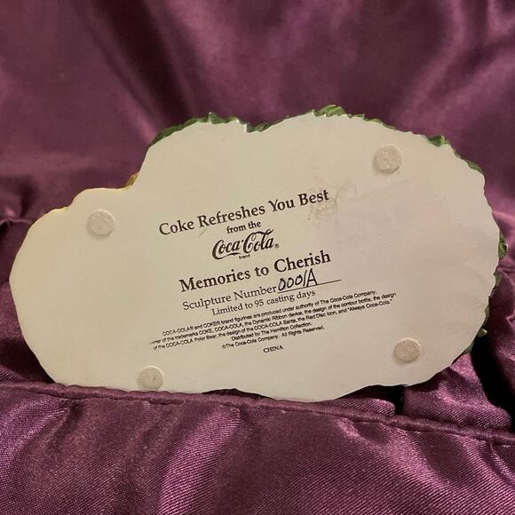 Coke Refreshes You Best Coca-Cola Memories to Cherish Bear Coca Cola Spin Top - Picture 8 of 10